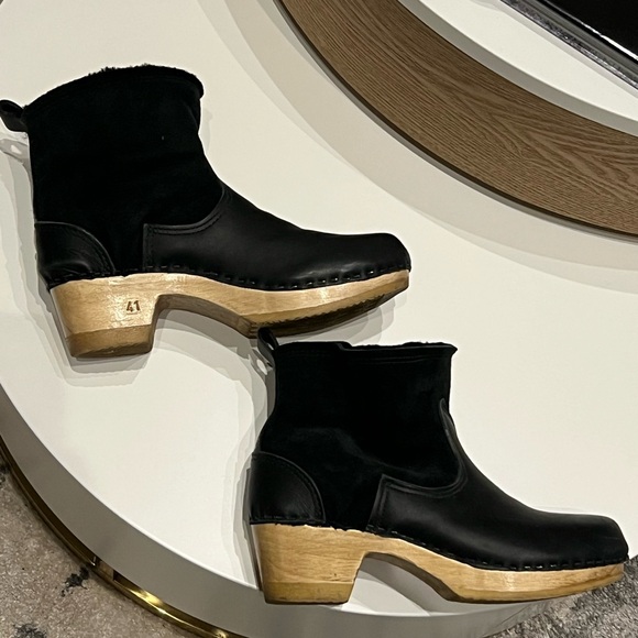 No. 6 Low Shearling Clog Boots size 41 - Picture 7 of 9